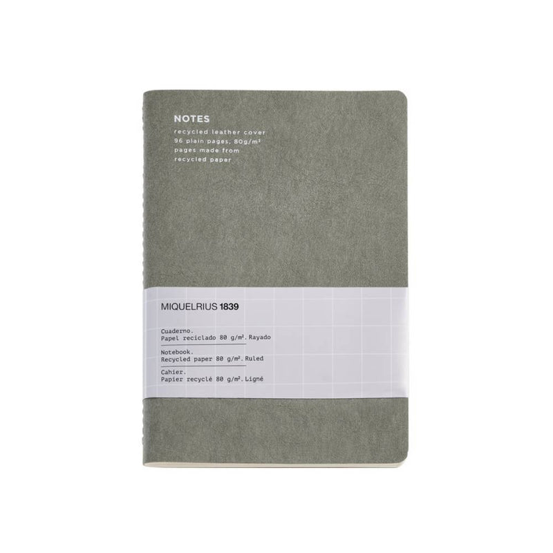 Cuaderno A5 Rayado Negro Gris Back 2 Basics