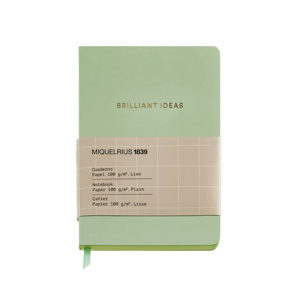 Cuaderno A6 Liso Verde Back 2 Basics