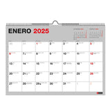 Calendario A4 Pared 18 meses Básico 2024-2025