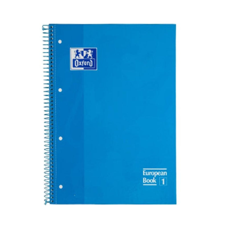 Cuaderno Europeanbook 1 Tapa Extradura A4 Turquesa Oxford