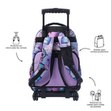 Mochila Escolar Totto con Ruedas Morado Meowsical Gaming (2)