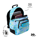 Mochila Escolar Totto Reforzada Azul Happy Flow Smile (3)