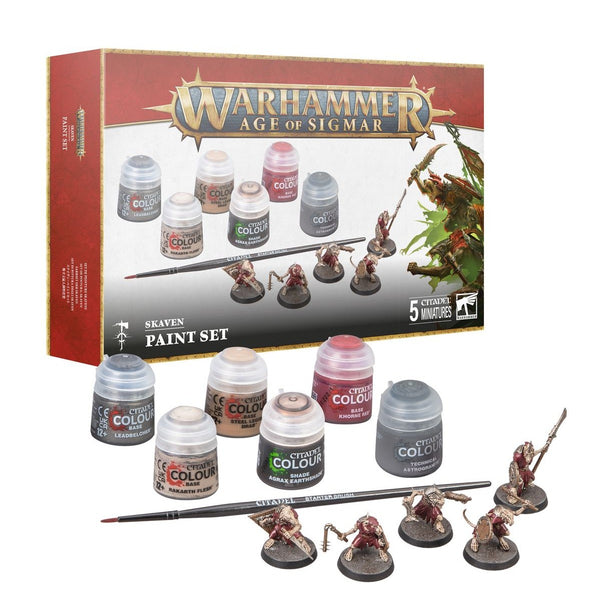 Warhammer Age Of Sigmar Skaven Set Pintura