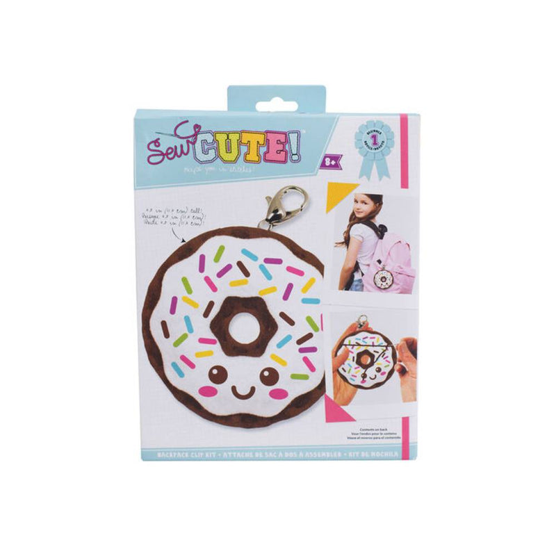 Kit costura creativa llavero fieltro donut