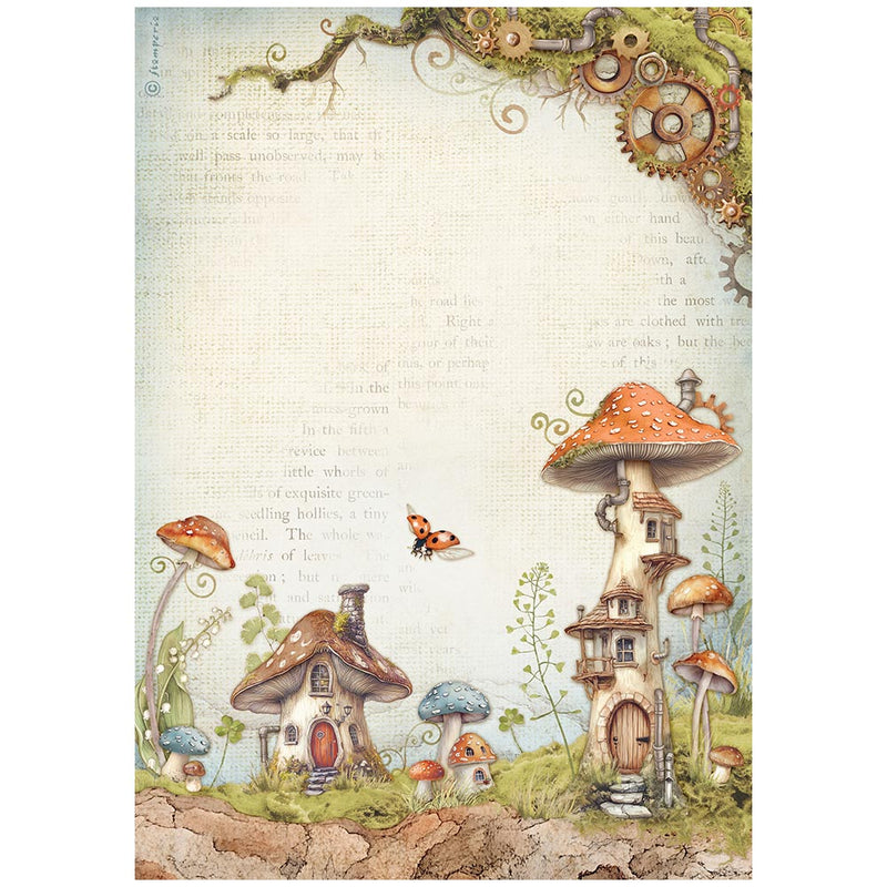 Papel de Arroz A4 Hidden Grove Stamperia