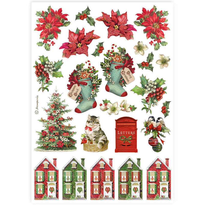 Papel de Arroz A4 All You Need For Christmas Stamperia