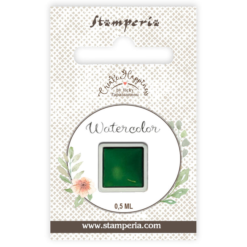 pastilla verde hoja create happiness stamperia 0,5 ml