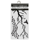 plantilla stencil stamperia 12x25 ramas 