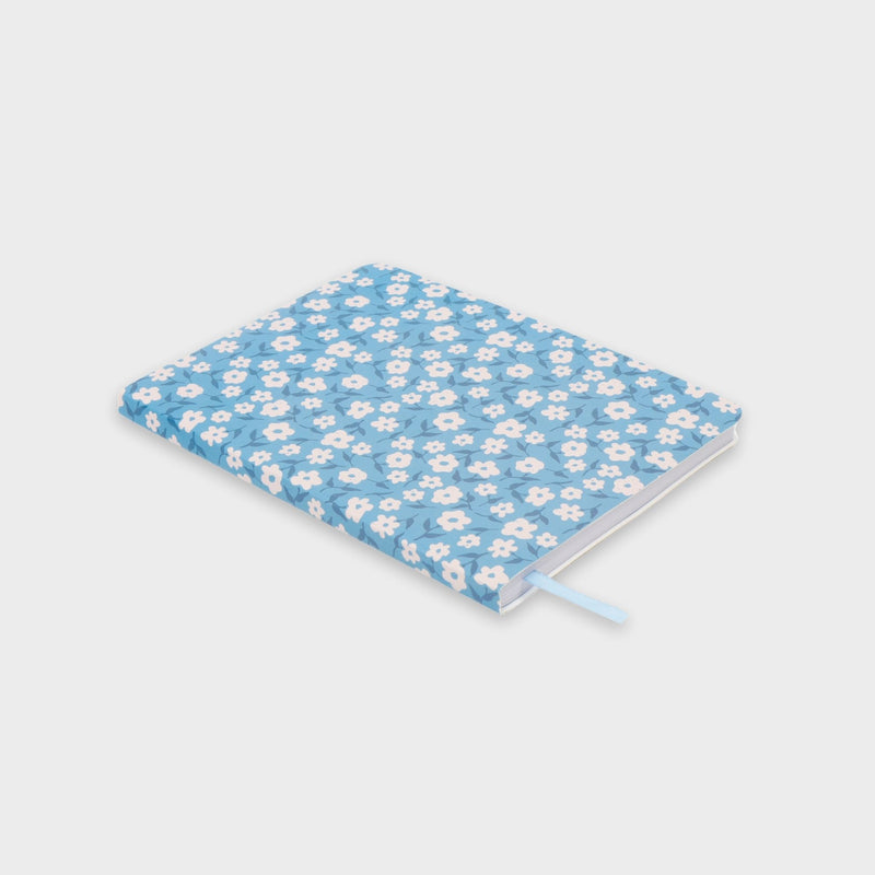 cuaderno flores azul a5 layers of