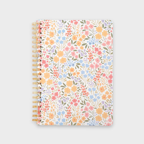 libreta A4 Flores color pastel layers of