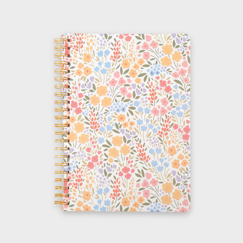 libreta A4 Flores color pastel layers of