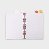 Libreta A4 tropical rosa de layers of