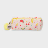 estuche rosa tropical frutas layers of