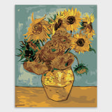 Pintar por Números Sunflowers Van Gogh Layers Of