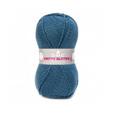 ovillo DMC knitty 4 glitter AZUL