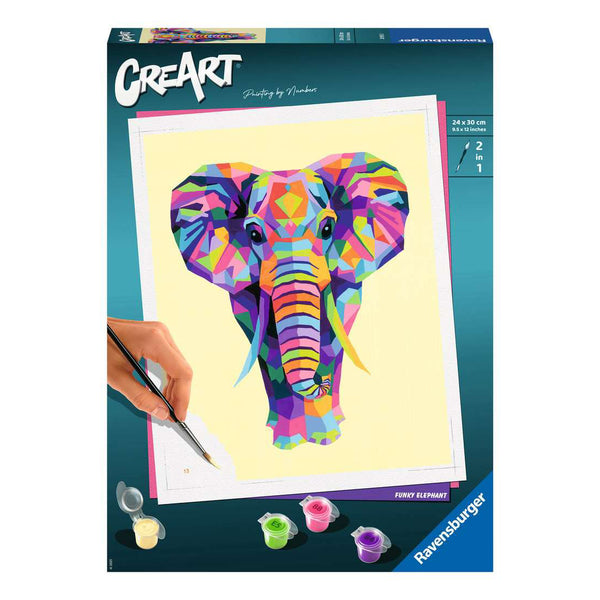 Pintar por Números Elefante CreArt