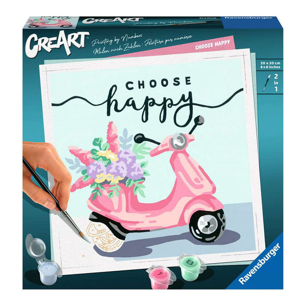 Pintar por Números Choose Happy CreArt