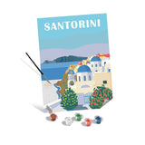 Pintar por Números Santorini Canva CreArt