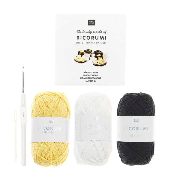 Kit Patucos de Ganchillo Abeja Ricorumi