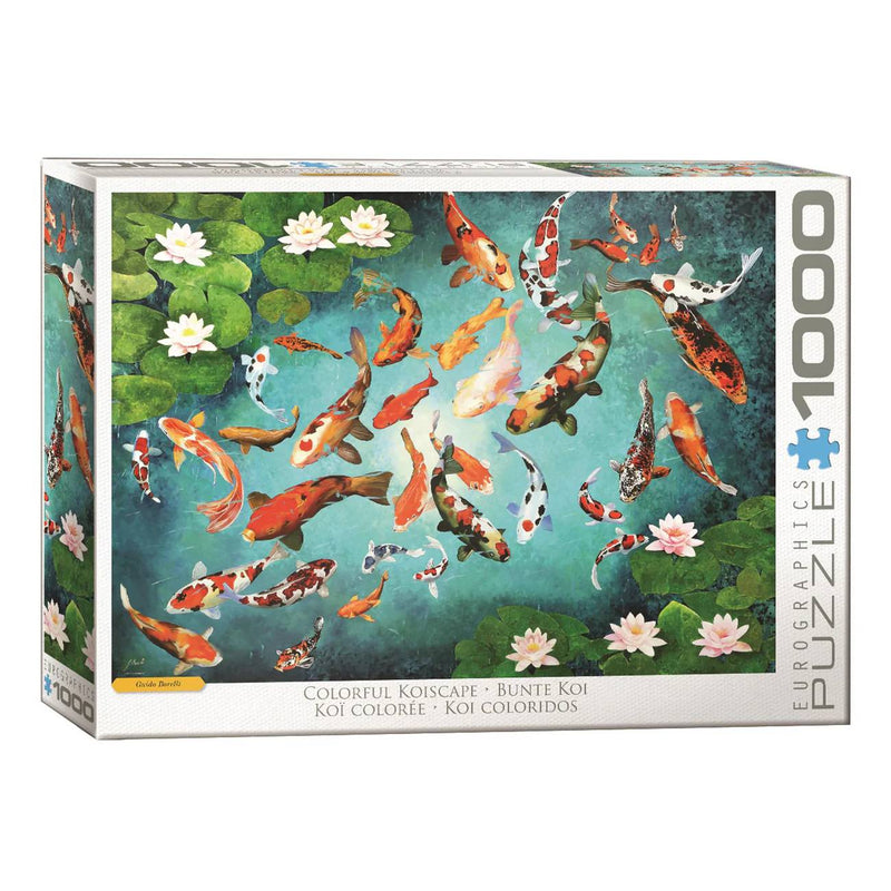 puzzle 1000 piezas peces koi eurographics