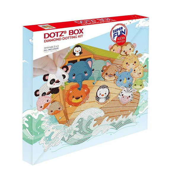 Pintar por diamantes infantil diamond dotz animales barco 