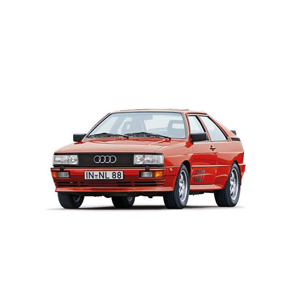 audi quattro rojo maqueta coche 1980