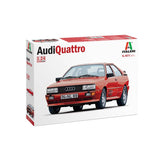 maquetas coches audi quattro rojo