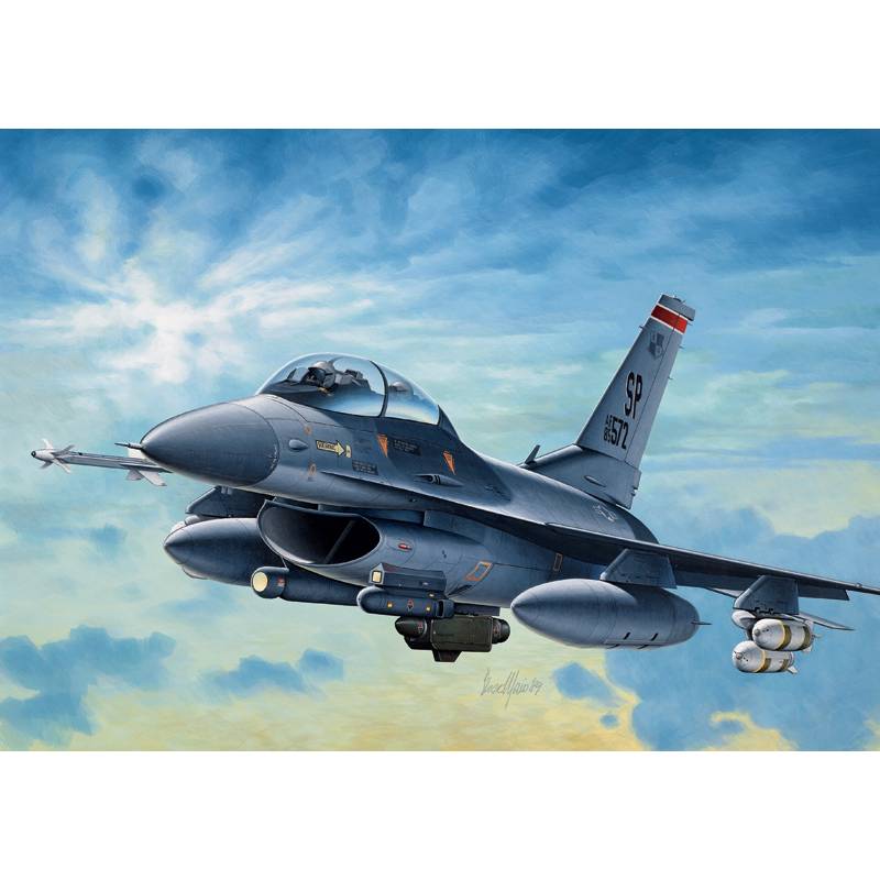 avion italeri maqueta night falcon f-16