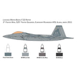 set raptor f-22 maqueta avion italeri