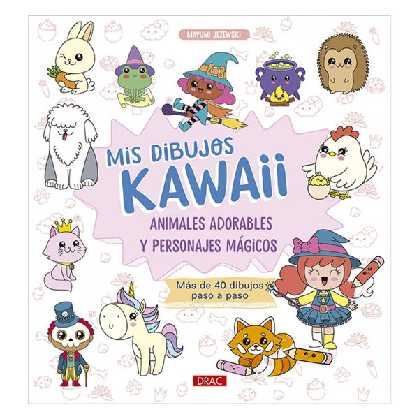 mis dibujos kawaii libro editorial el drac