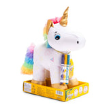 unicornio de peluche para colorear con 3 rotuladores crayola