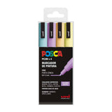 set de 4 rotuladores posca tonos pastel PC-3M