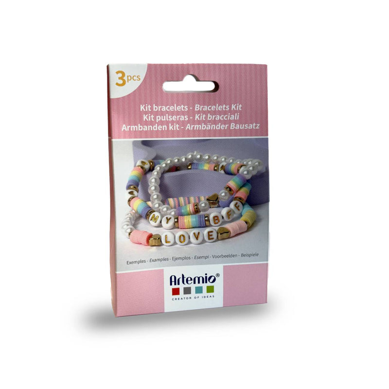 Kit de Pulseras Rosas Artemio