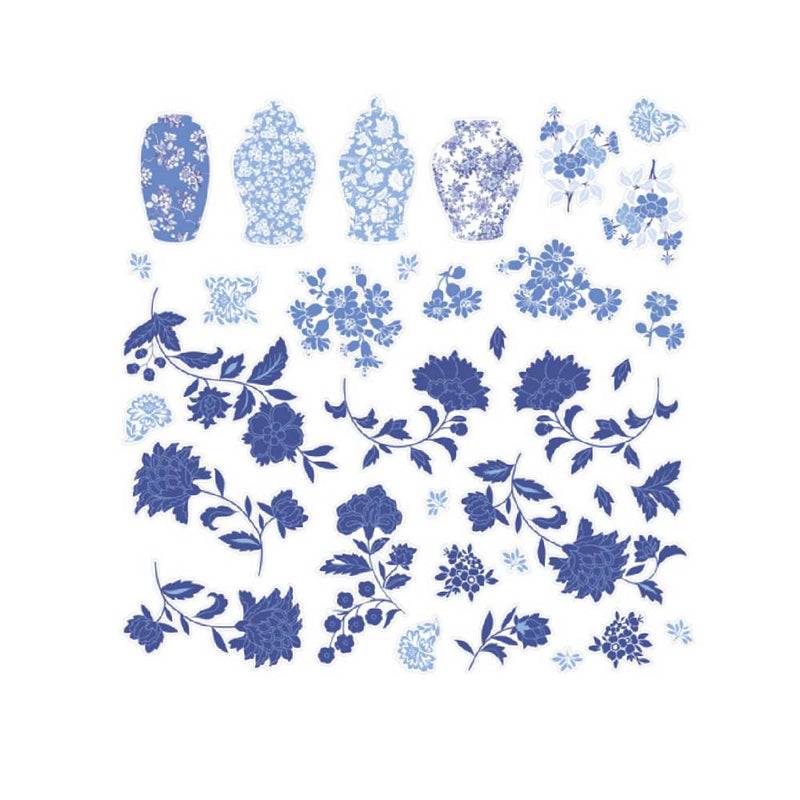 Die Cuts Flores Bleu Artemio