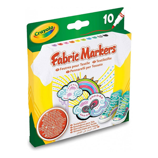 Pack 10 Rotuladores para Tela Crayola