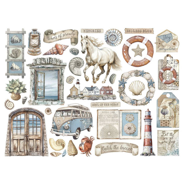 Die Cuts Silent Sea Stamperia
