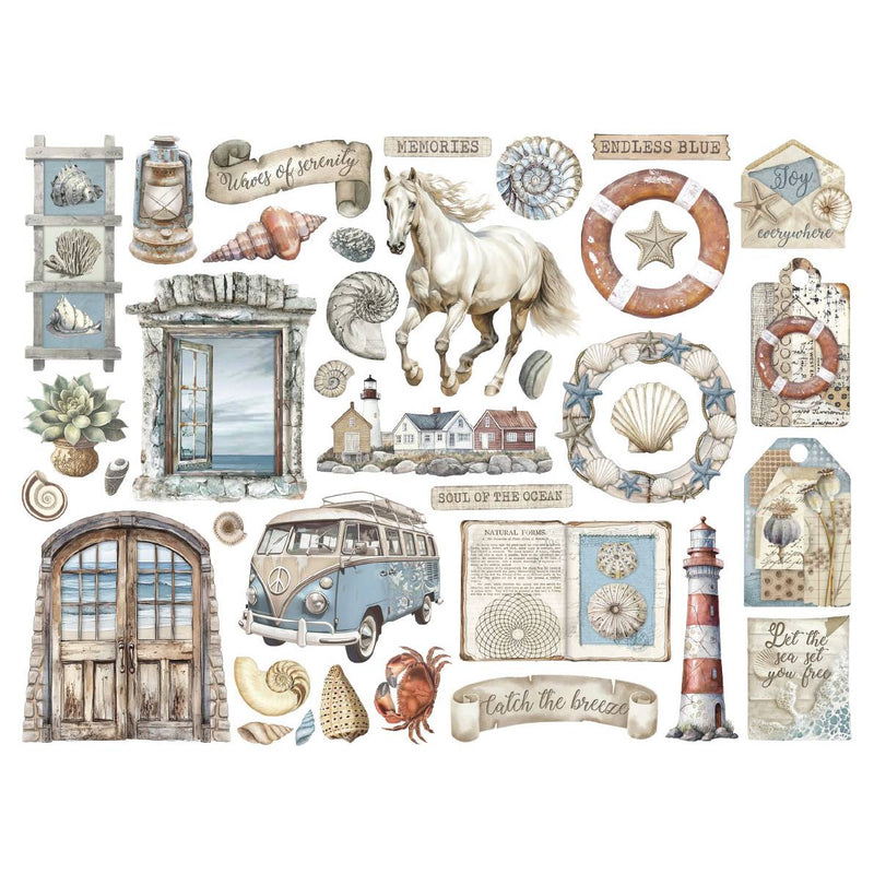 Die Cuts Silent Sea Stamperia