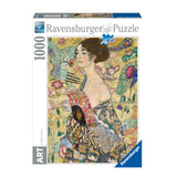 Puzzle 1000 Piezas Dama Con Abanico Klimt Ravensburger