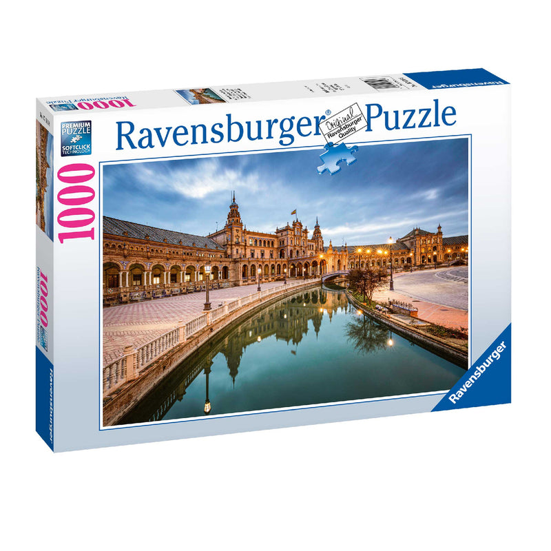 Puzzle 1000 Piezas Plaza de España en Sevilla Ravensburger