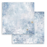 stamperia copos de nieve dewdrops papel de scrp suelto