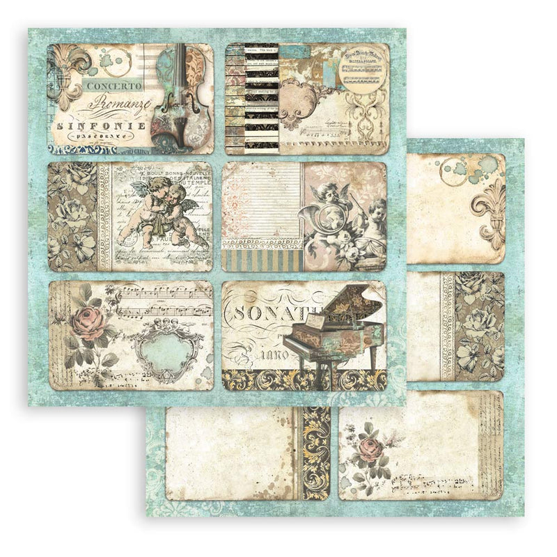 Bloc de Scrapbooking Doble Cara Music Stamperia