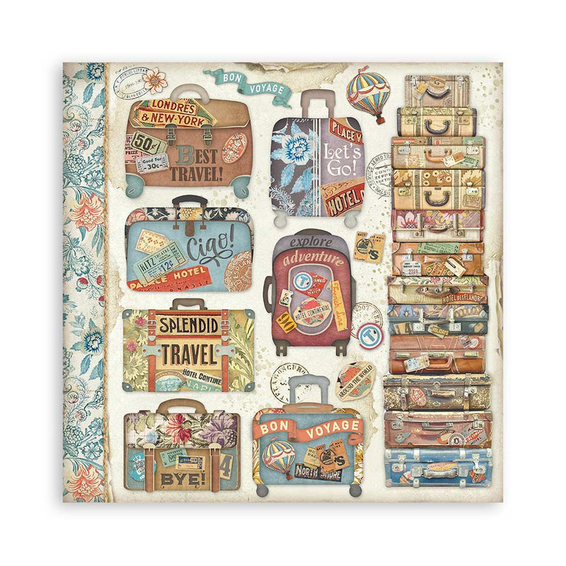 Bloc de Scrapbooking Una Cara Art of Travelling Stamperia