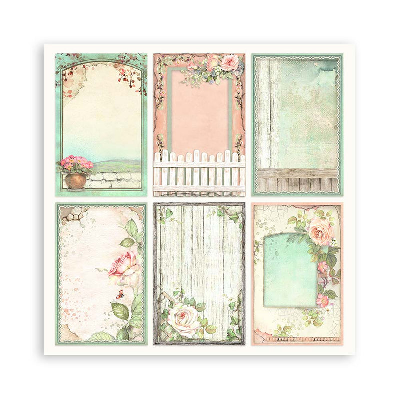 Bloc Scrapbooking 22 Hojas House of Roses Stamperia