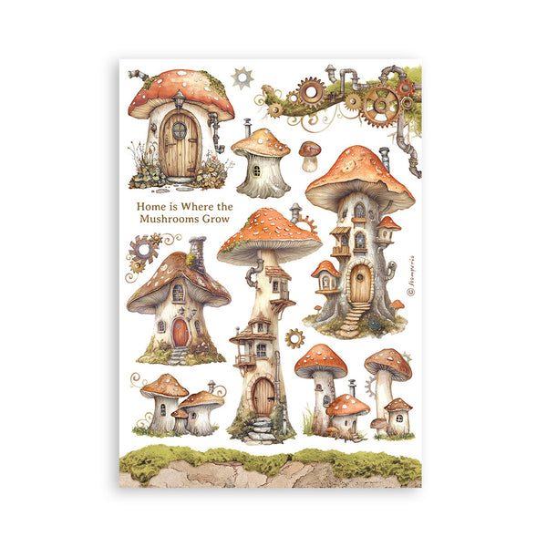 Washi Pad 8 Hojas A5 Hidden Grove Stamperia