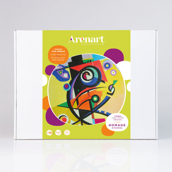 kit de pintar con arenas homenaje a kandinsky arenart