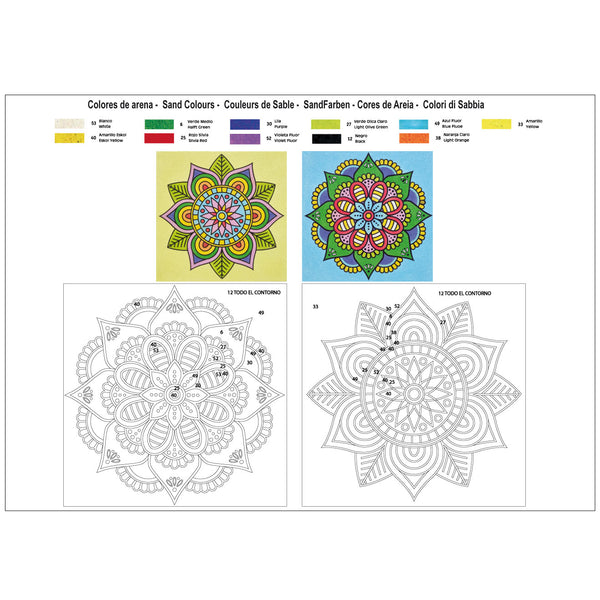 Kit Pintar con Arenas Mandalas 14 Arenart