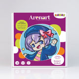 kit de arenart pintar con arenas chicas kawaii