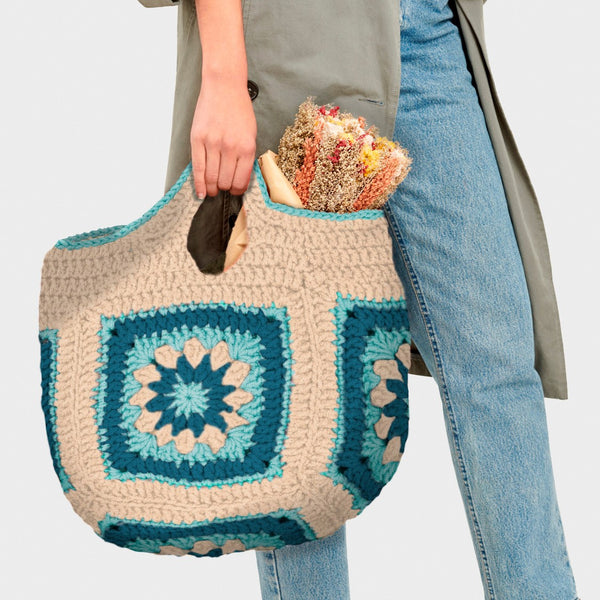 Kit Bolso Crochet The Lanners