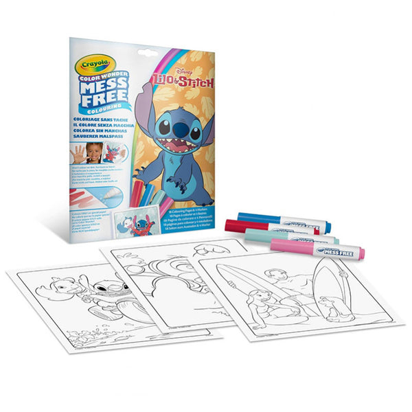 Kit Colorea Sin Manchas Lilo & Stitch Crayola