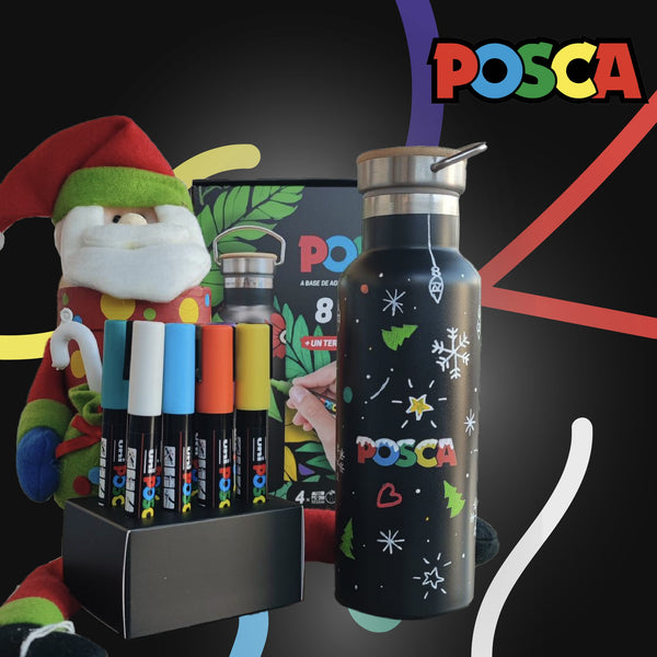 Set Posca + Termo Exclusivo Milbby